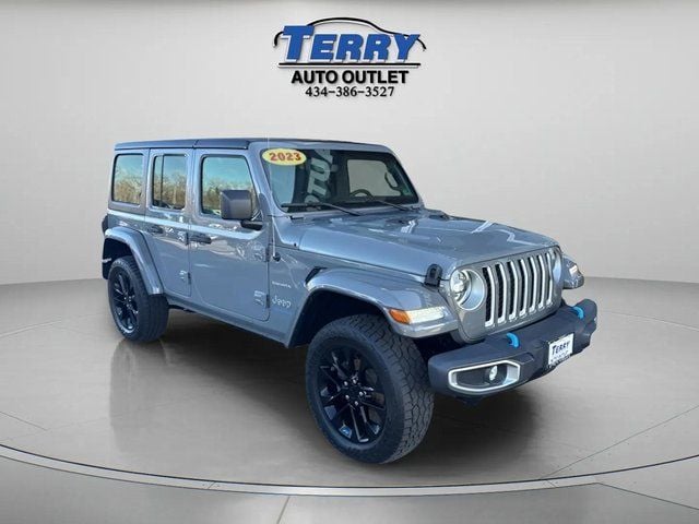 Pre-Owned 2023 Jeep Wrangler Sahara 4xe - photo - 1